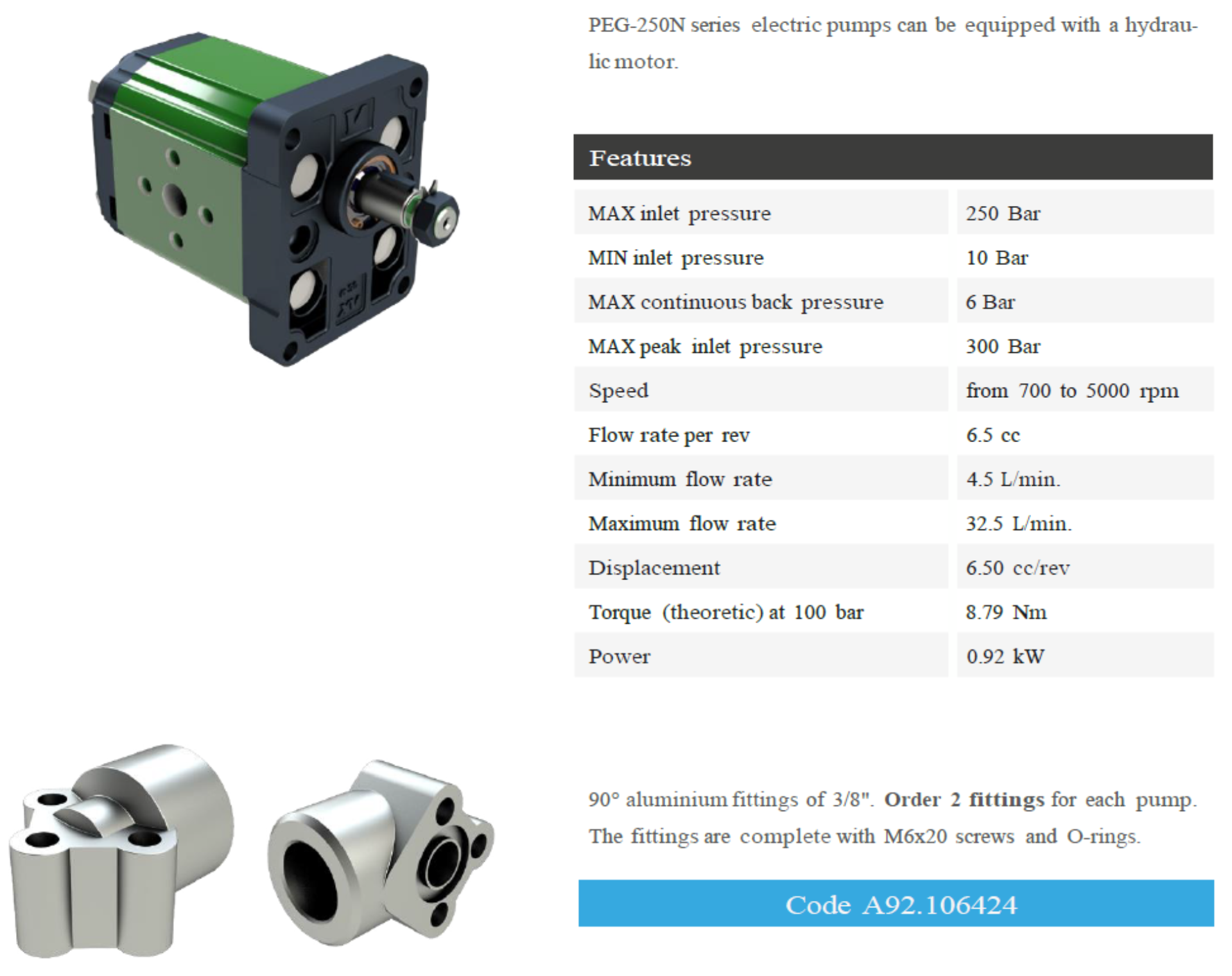 Info hydraulische motor EN