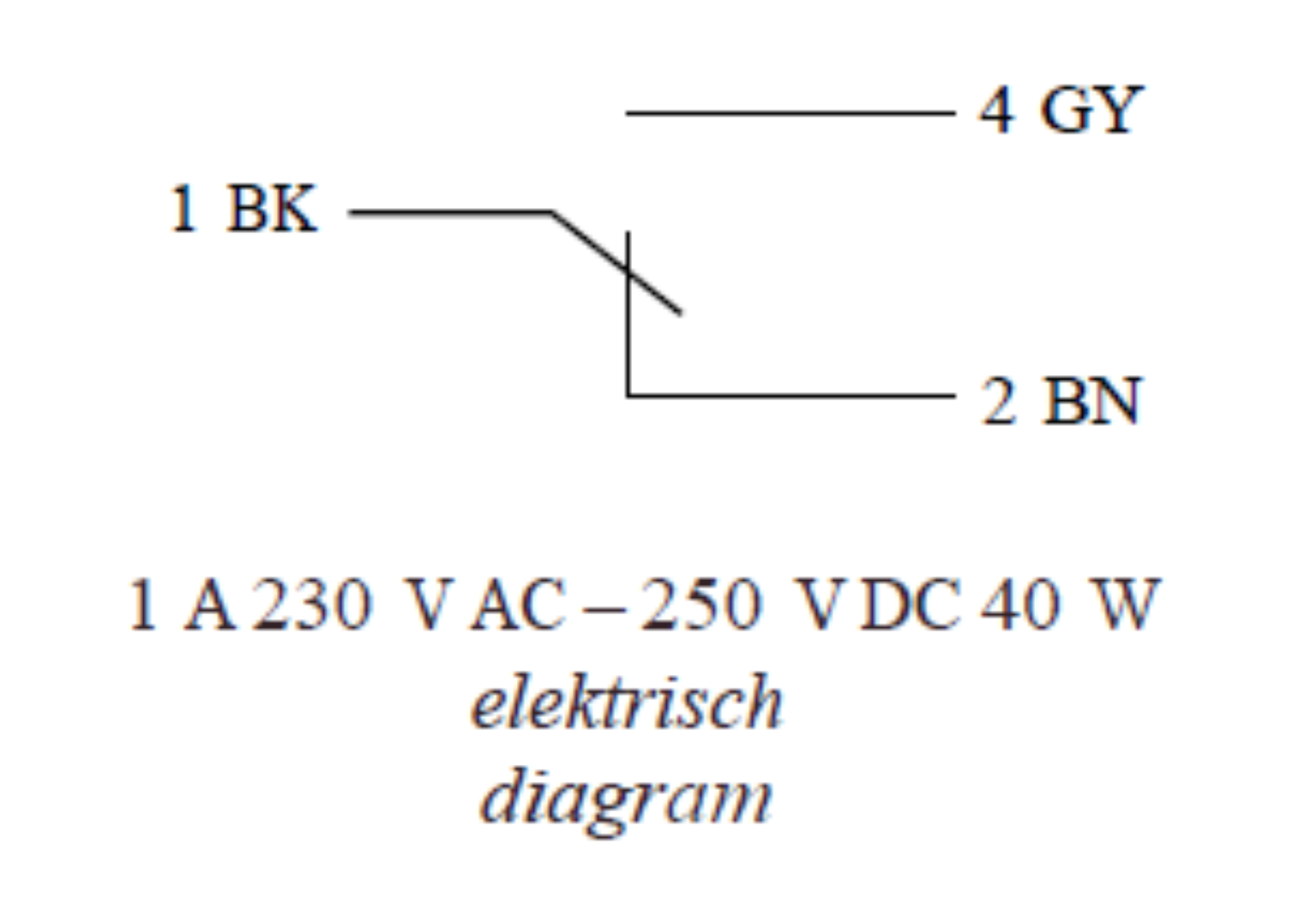 Verbinding elektromechanisch afmetingen NL