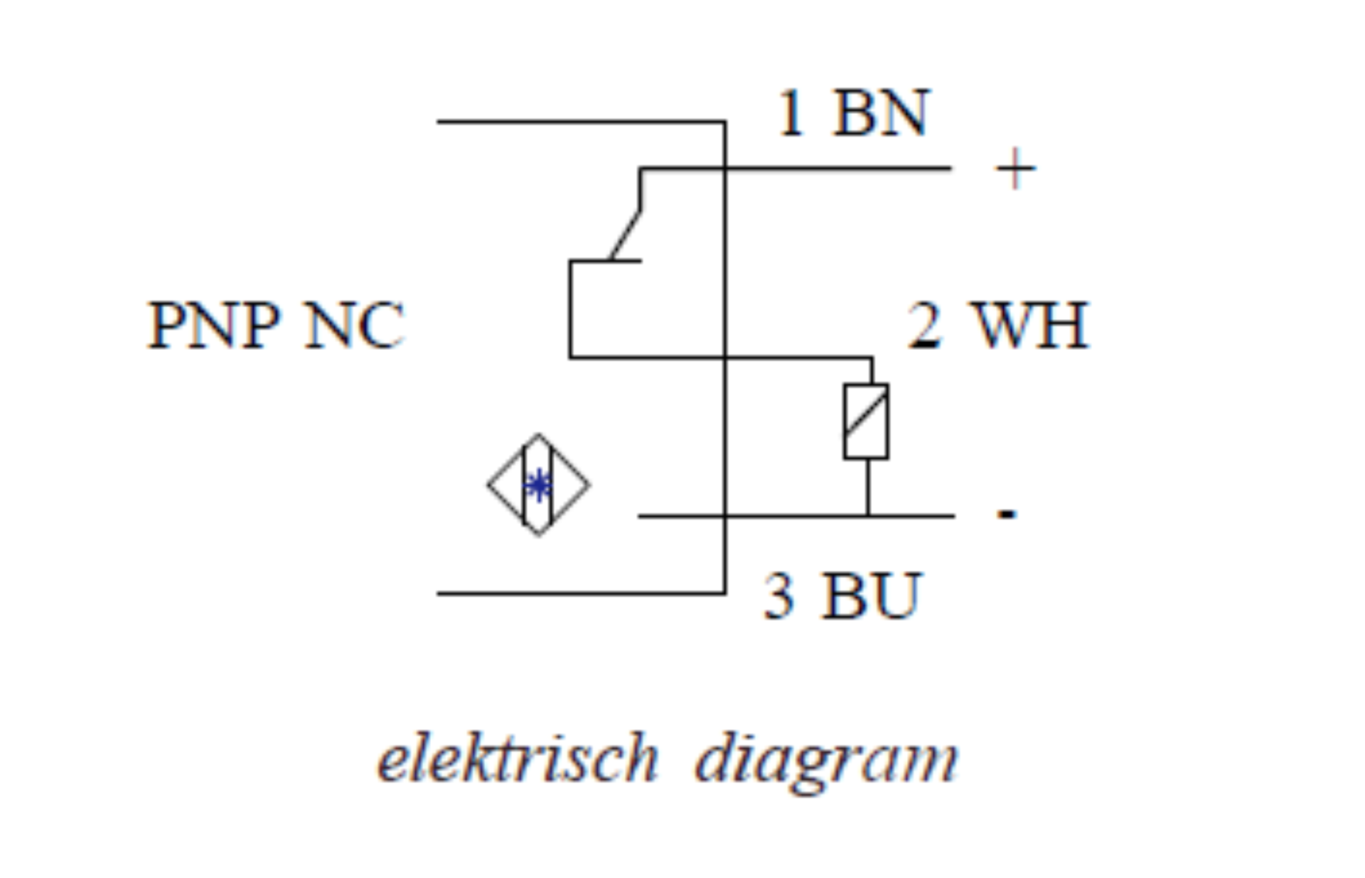 Verbinding inductief afmetingen NL